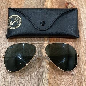 Ray-Ban Aviator Sunglasses, size 58mm